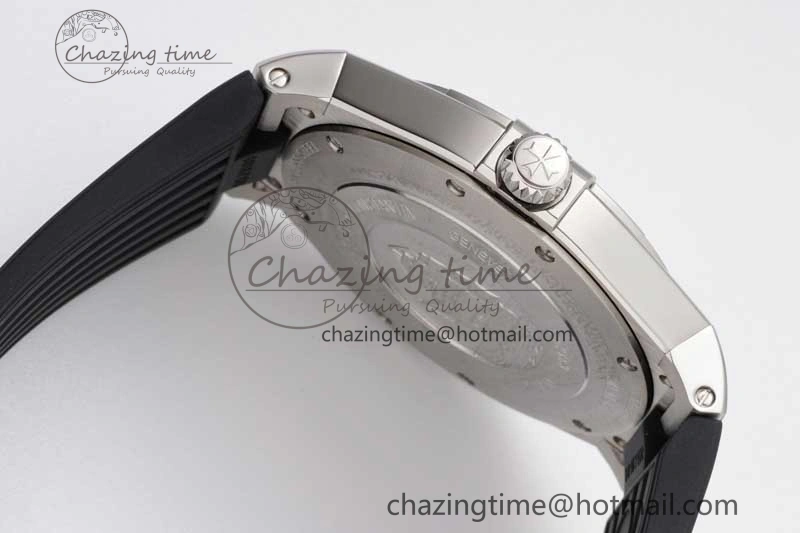 Overseas 47040 SS PPF 1:1 Best Edition White Textured Dial on Black Rubber Strap A UrbanStyle 9884