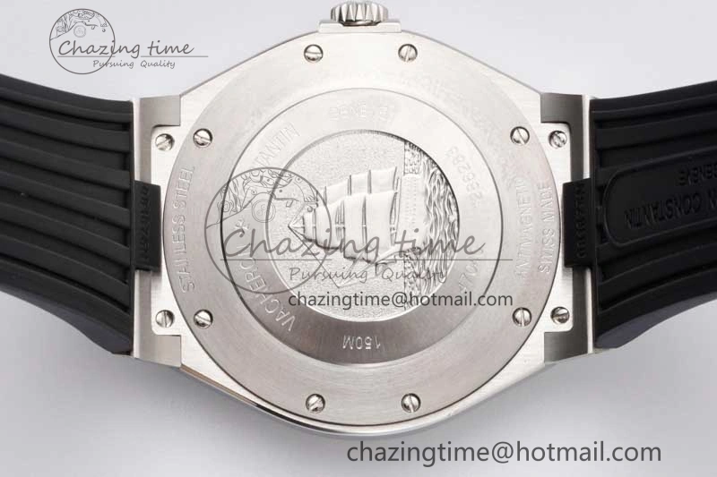 Overseas 47040 SS PPF 1:1 Best Edition White Textured Dial on Black Rubber Strap A UrbanStyle 9884