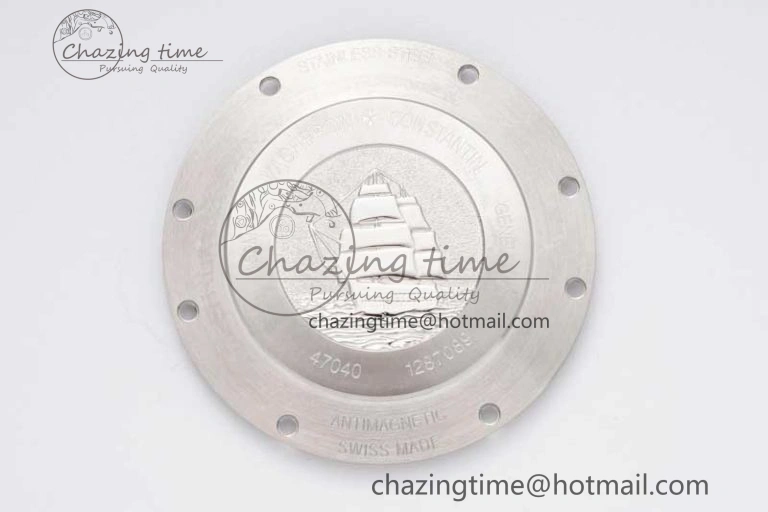 Overseas 47040 SS PPF 1:1 Best Edition White Textured Dial on Black Rubber Strap A UrbanStyle 9884