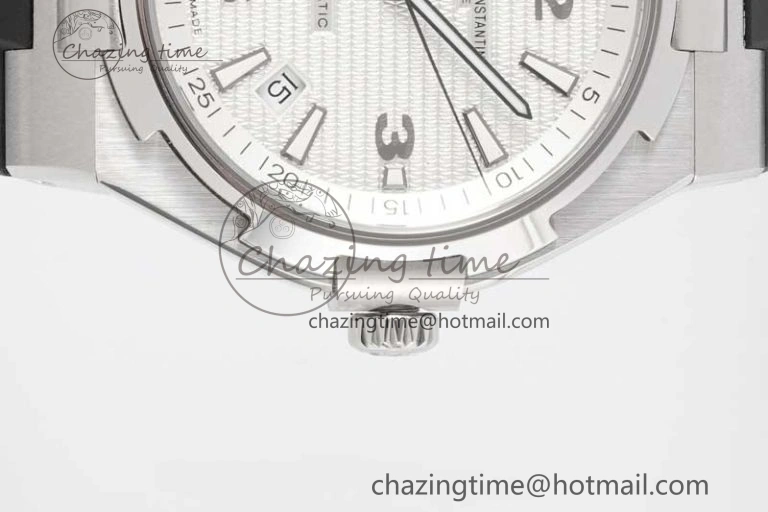 Overseas 47040 SS PPF 1:1 Best Edition White Textured Dial on Black Rubber Strap A UrbanStyle 9884