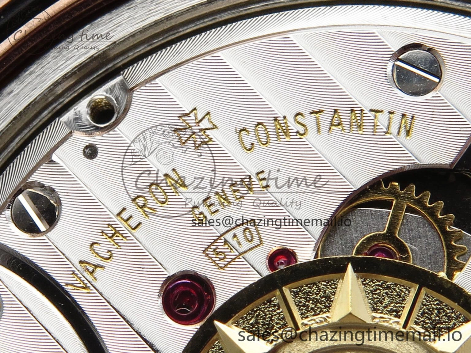 Comfortable Overseas 7920V RG 8F Best Edition Green Dial On RG Bracelet A 9828