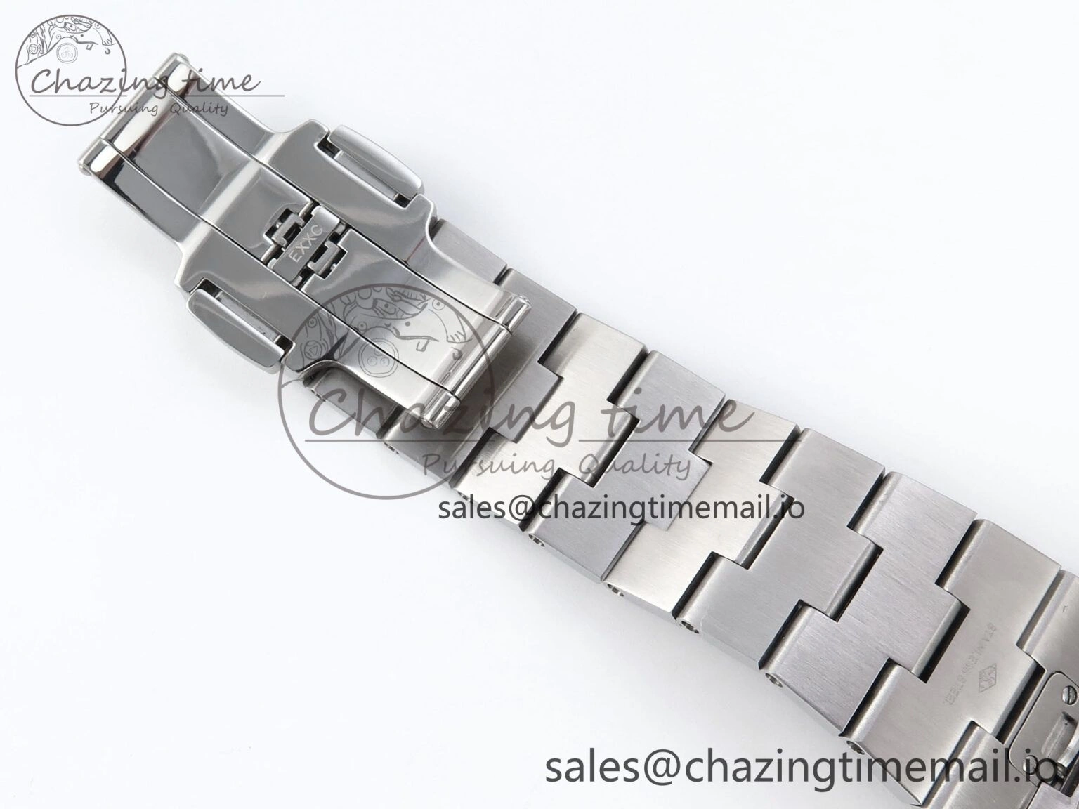 EyeCatching Overseas 7920V SS 8F Best Edition Blue Dial On SS Bracelet A 9832