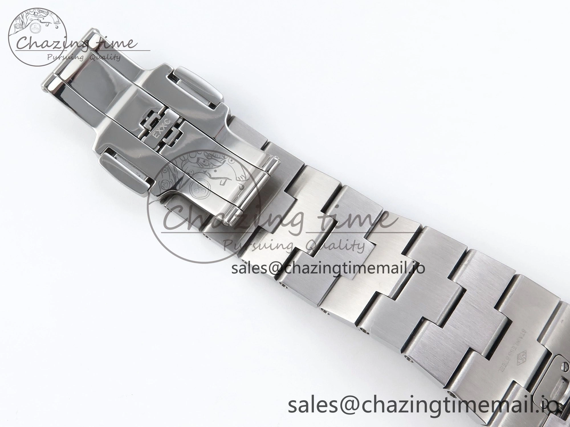 EyeCatching Overseas 7920V SS 8F Best Edition Blue Dial On SS Bracelet A 9832