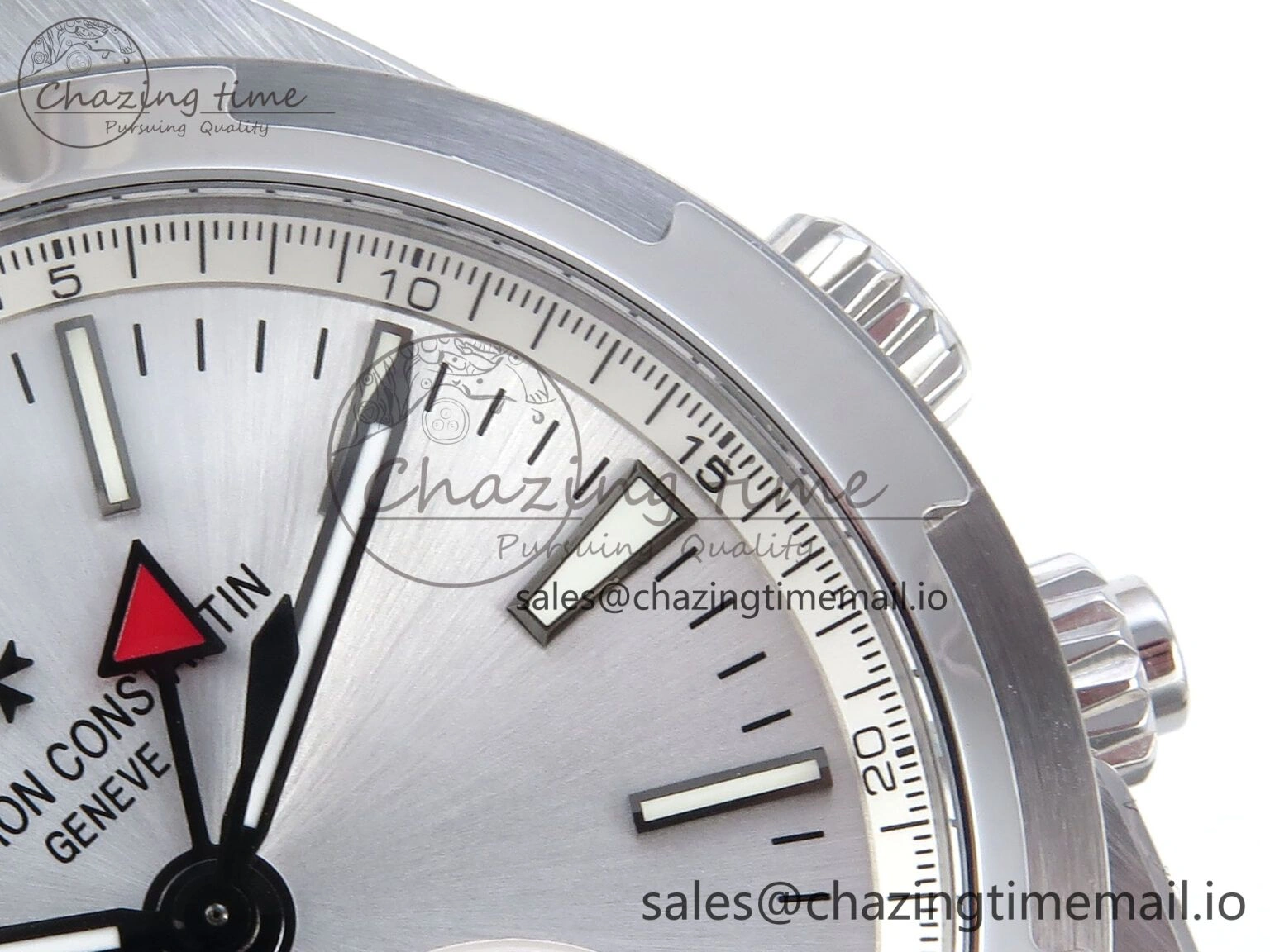 Overseas 7920V SS 8F Best Edition White Dial On SS Bracelet A Comfortable 9831
