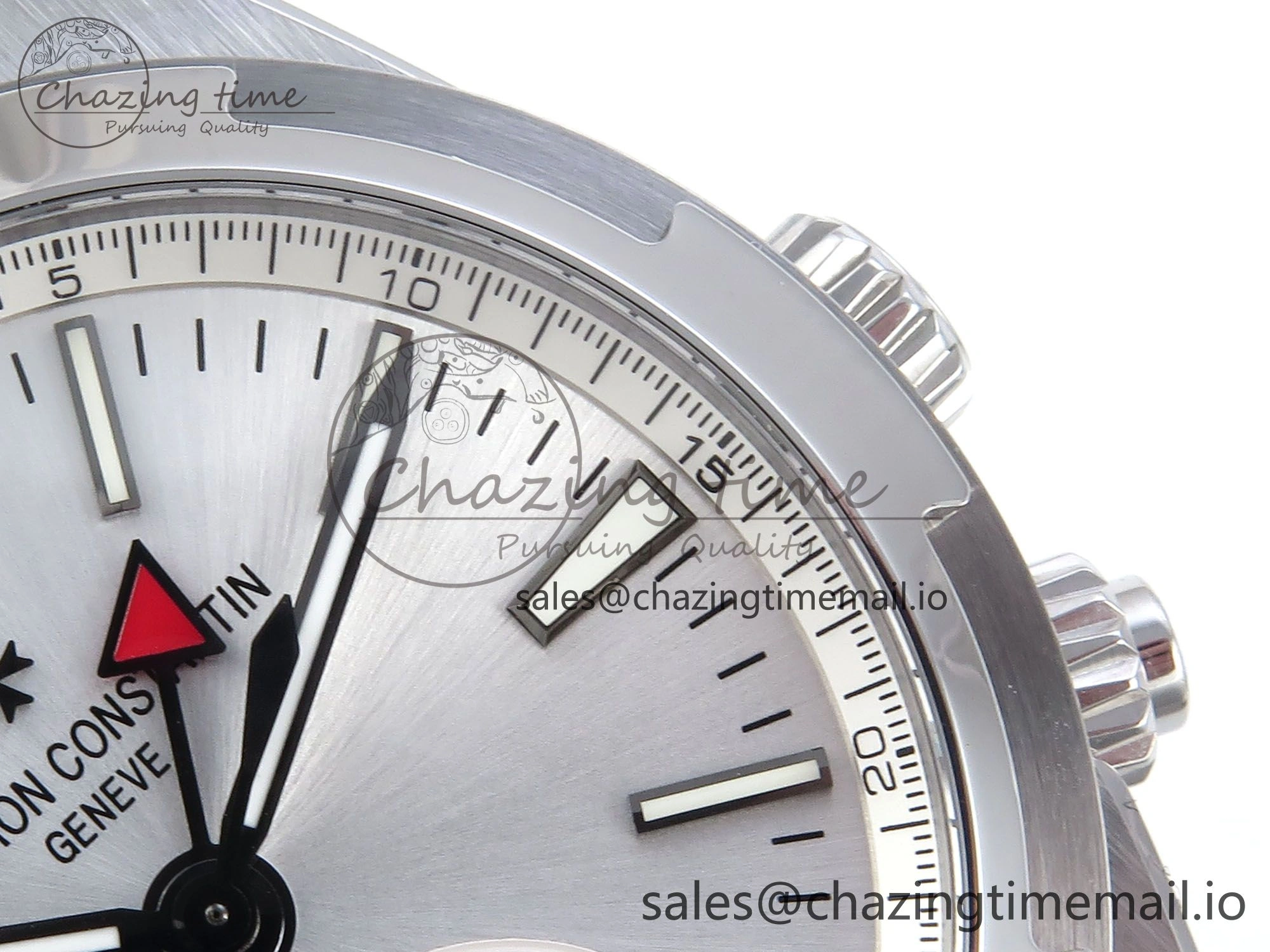 Overseas 7920V SS 8F Best Edition White Dial On SS Bracelet A Comfortable 9831
