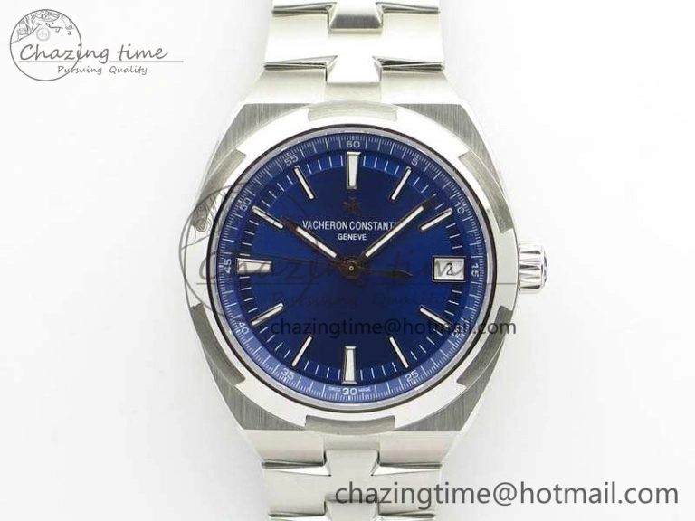 Overseas Automatic BP Maker Best Edition SS Blue Dial On SS Bracelet A WellDesigned 9978