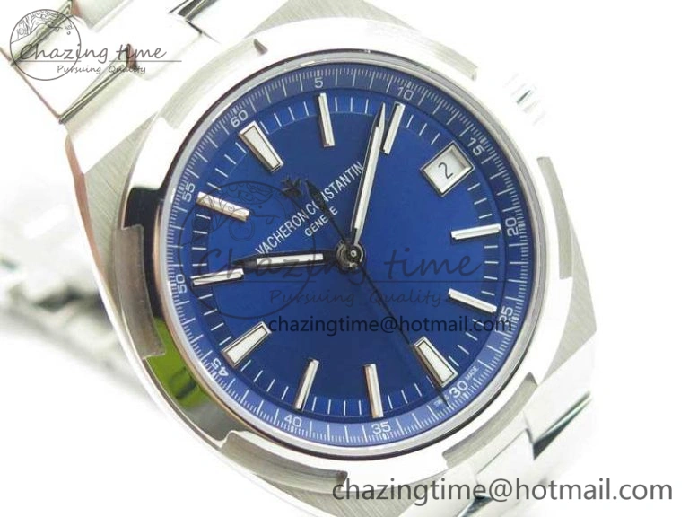 Overseas Automatic BP Maker Best Edition SS Blue Dial On SS Bracelet A WellDesigned 9978