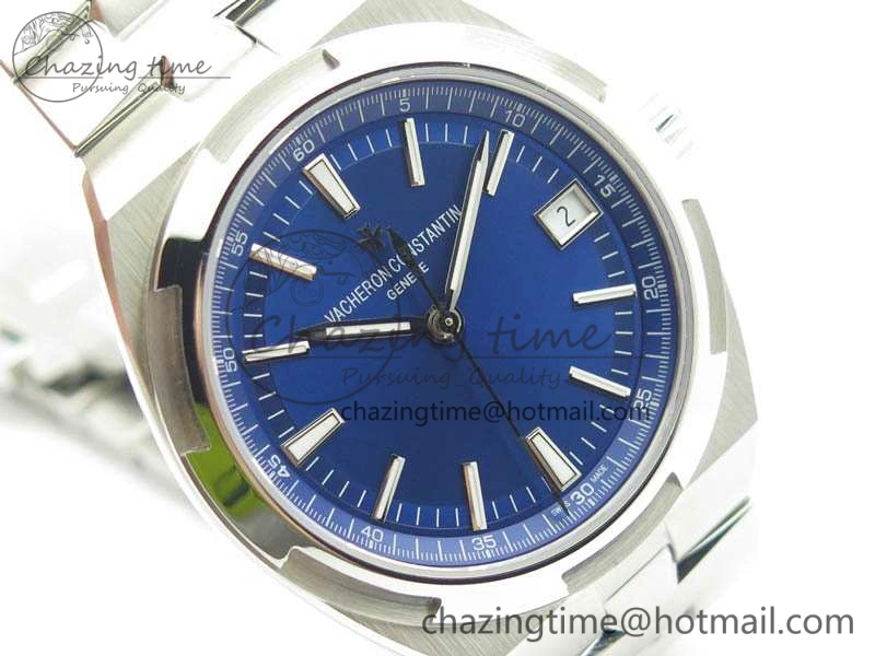 Overseas Automatic BP Maker Best Edition SS Blue Dial On SS Bracelet A WellDesigned 9978