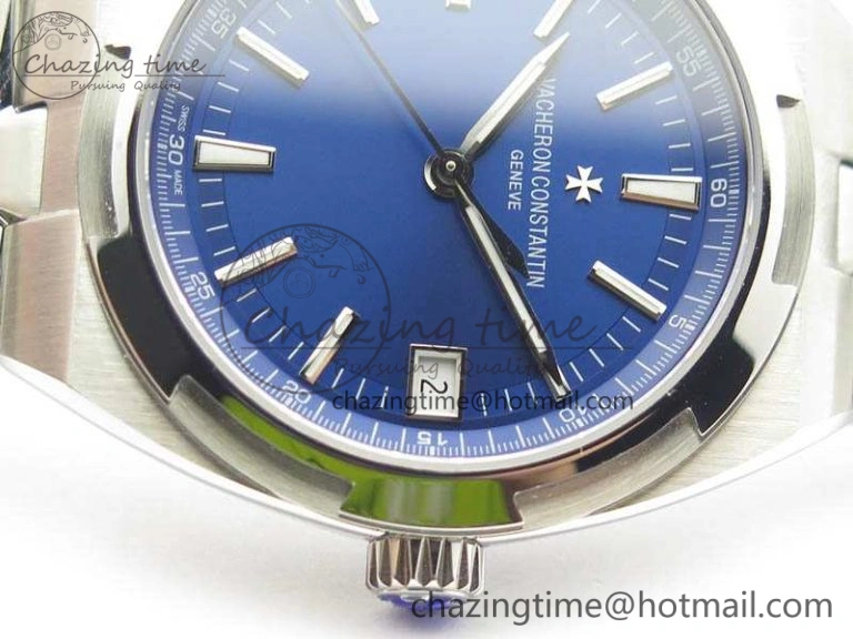 Overseas Automatic BP Maker Best Edition SS Blue Dial On SS Bracelet A WellDesigned 9978