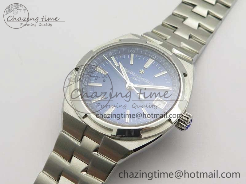 Overseas Automatic BP Maker Best Edition SS Blue Dial On SS Bracelet A WellDesigned 9978