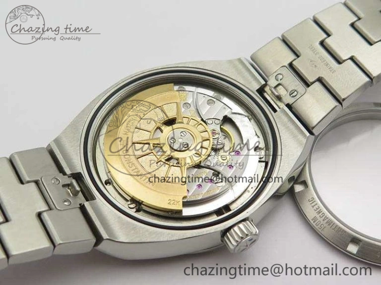 Overseas Automatic BP Maker Best Edition SS Blue Dial On SS Bracelet A WellDesigned 9978