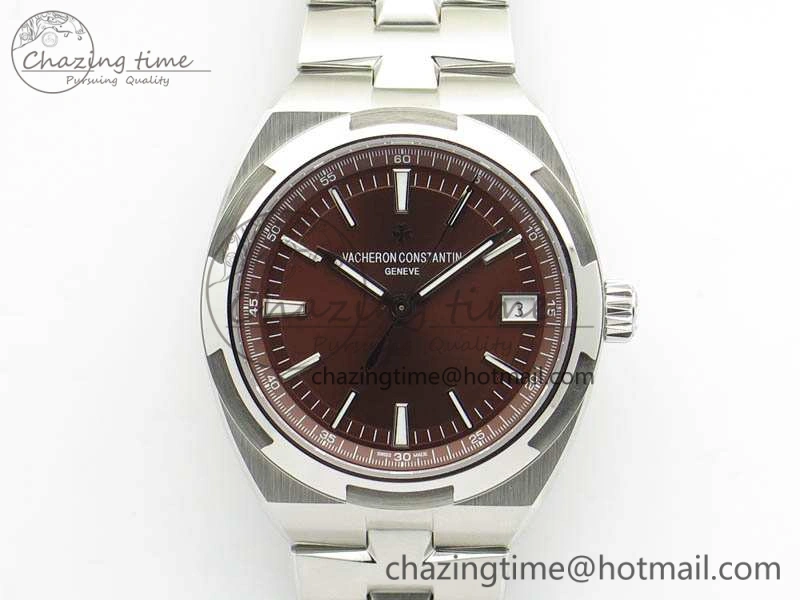 Overseas Automatic BP Maker Best Edition SS Brown Dial On SS Bracelet A NewStyle 9981