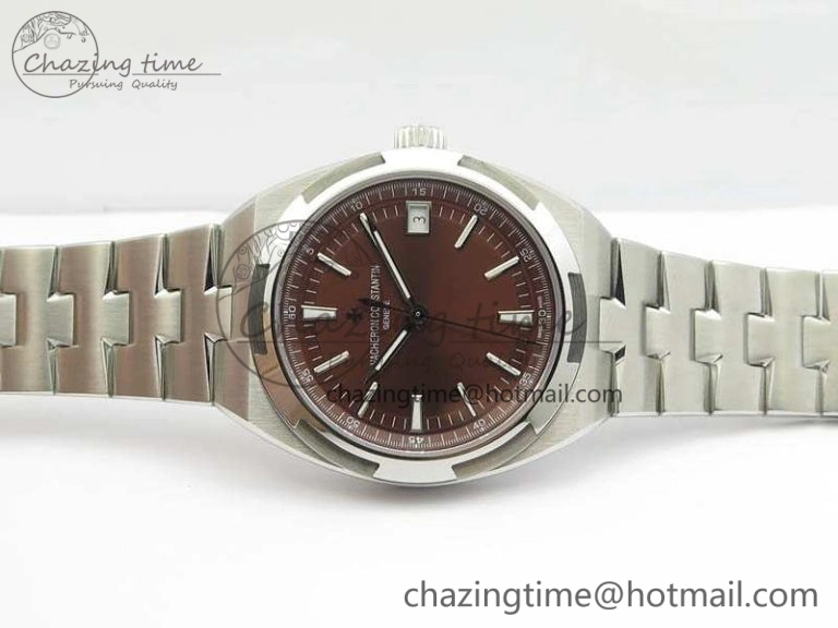 Overseas Automatic BP Maker Best Edition SS Brown Dial On SS Bracelet A NewStyle 9981