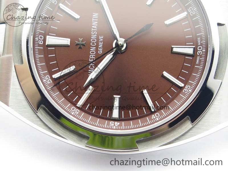 Overseas Automatic BP Maker Best Edition SS Brown Dial On SS Bracelet A NewStyle 9981