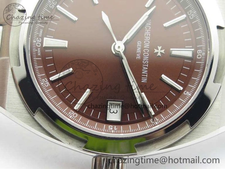 Overseas Automatic BP Maker Best Edition SS Brown Dial On SS Bracelet A NewStyle 9981