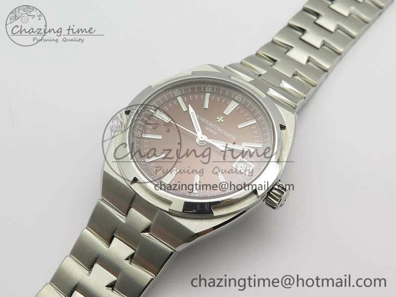 Overseas Automatic BP Maker Best Edition SS Brown Dial On SS Bracelet A NewStyle 9981