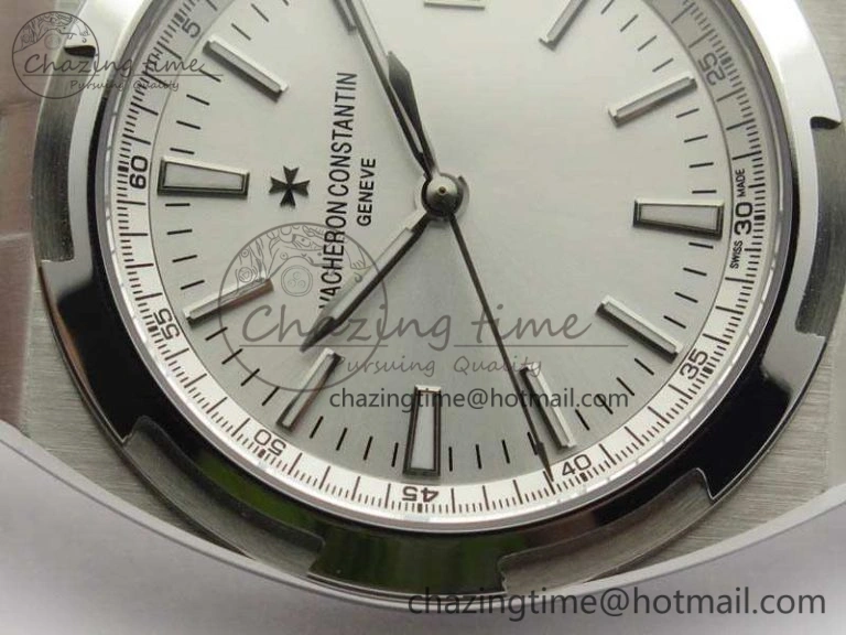 EyeCatching Overseas Automatic BP Maker Best Edition SS Silver Dial On SS Bracelet A 9977