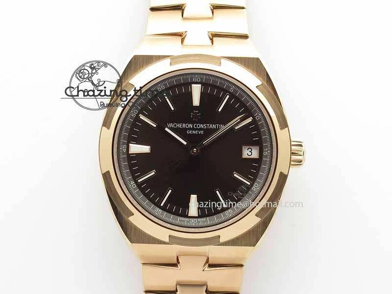 Overseas Automatic RG Brown Dial On RG Bracelet A Thermal 9983