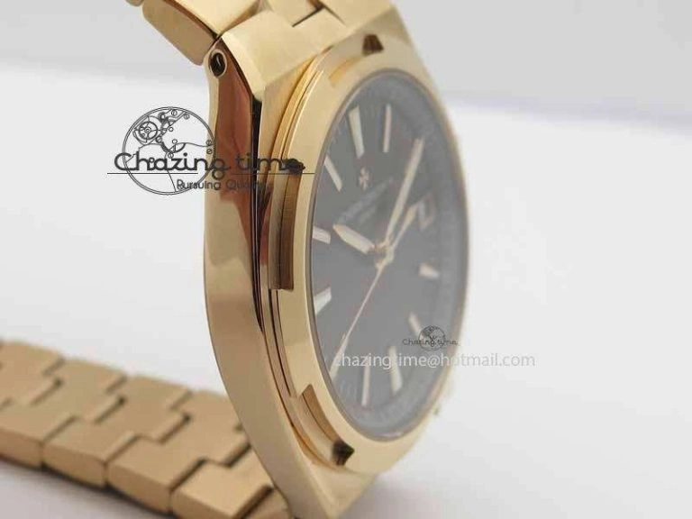 Overseas Automatic RG Brown Dial On RG Bracelet A Thermal 9983