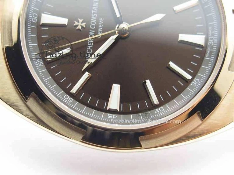 Overseas Automatic RG Brown Dial On RG Bracelet A Thermal 9983