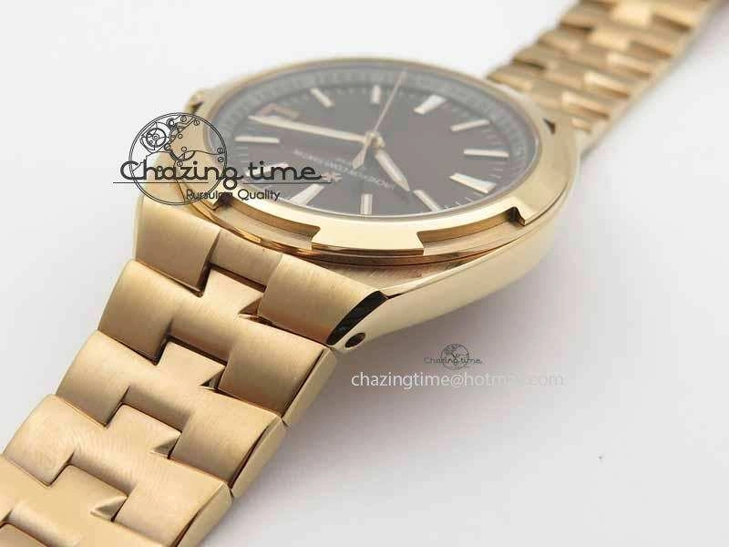 Overseas Automatic RG Brown Dial On RG Bracelet A Thermal 9983
