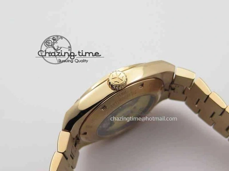 Overseas Automatic RG Brown Dial On RG Bracelet A Thermal 9983