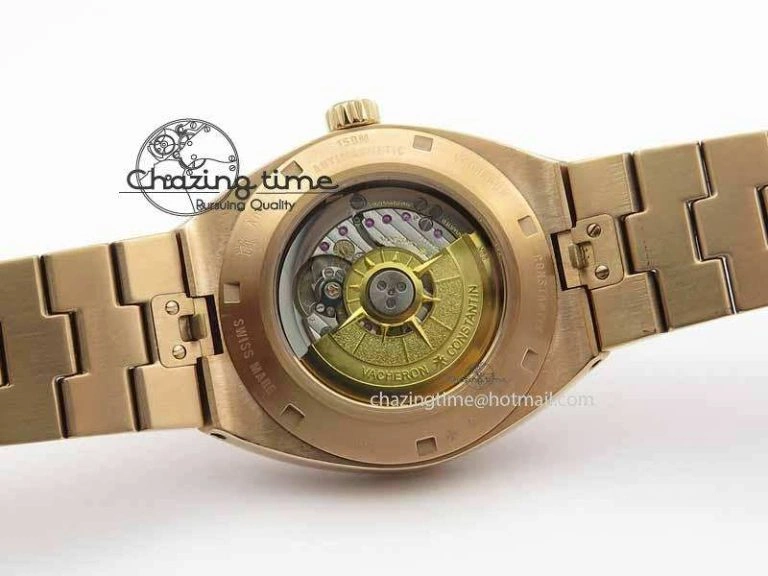 Overseas Automatic RG Brown Dial On RG Bracelet A Thermal 9983