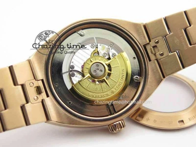 Overseas Automatic RG Brown Dial On RG Bracelet A Thermal 9983