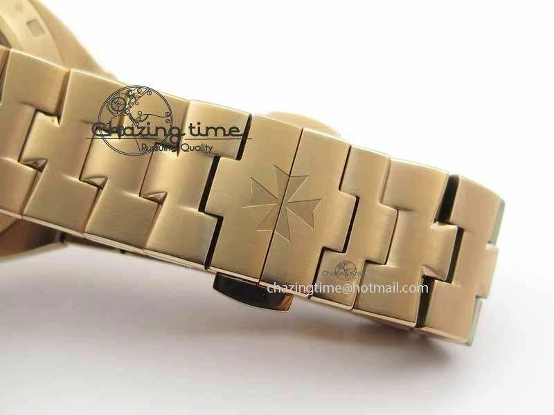 Overseas Automatic RG Brown Dial On RG Bracelet A Thermal 9983