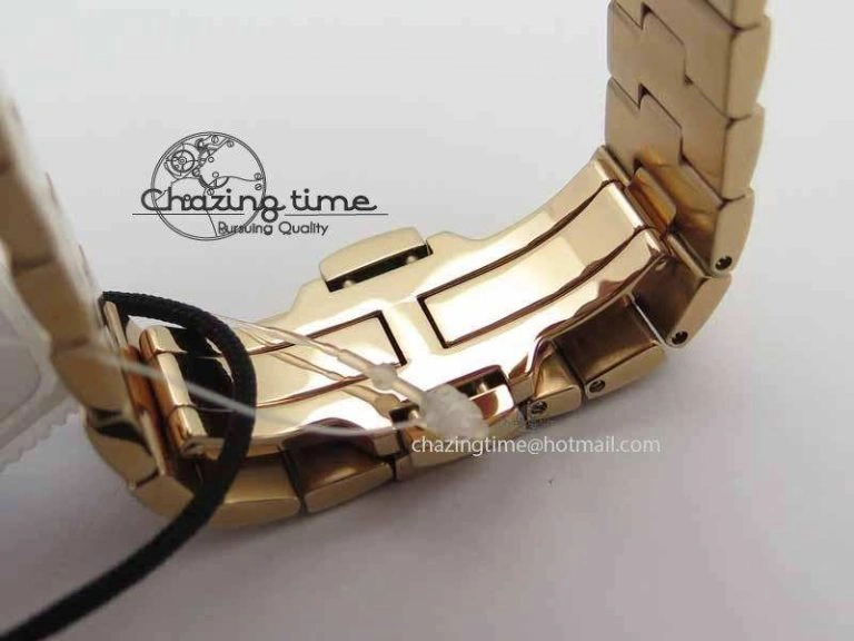 Overseas Automatic RG Brown Dial On RG Bracelet A Thermal 9983