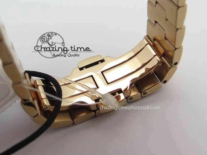 Overseas Automatic RG Brown Dial On RG Bracelet A Thermal 9983