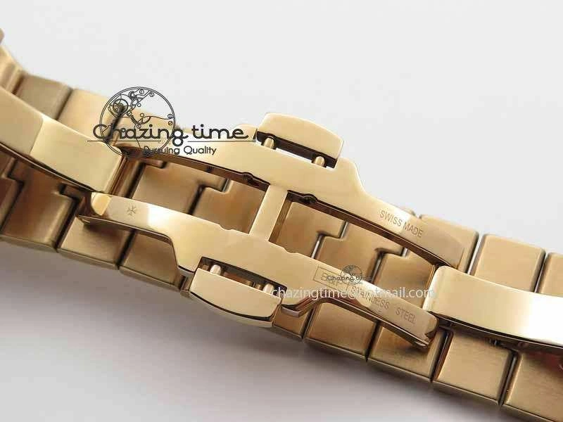 Overseas Automatic RG Brown Dial On RG Bracelet A Thermal 9983