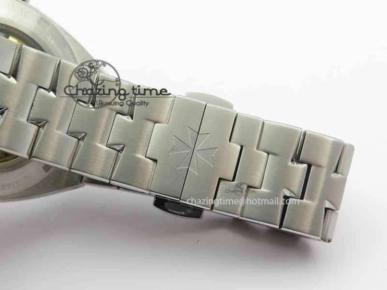 Classic Overseas Automatic SS Blue Dial On SS Bracelet A 9989