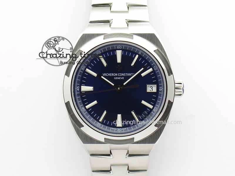 Classic Overseas Automatic SS Blue Dial On SS Bracelet A 9989