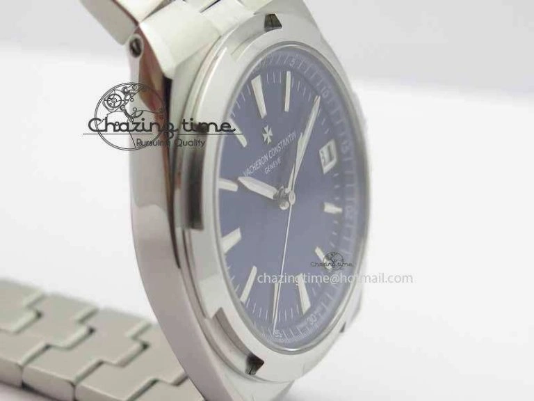 Classic Overseas Automatic SS Blue Dial On SS Bracelet A 9989