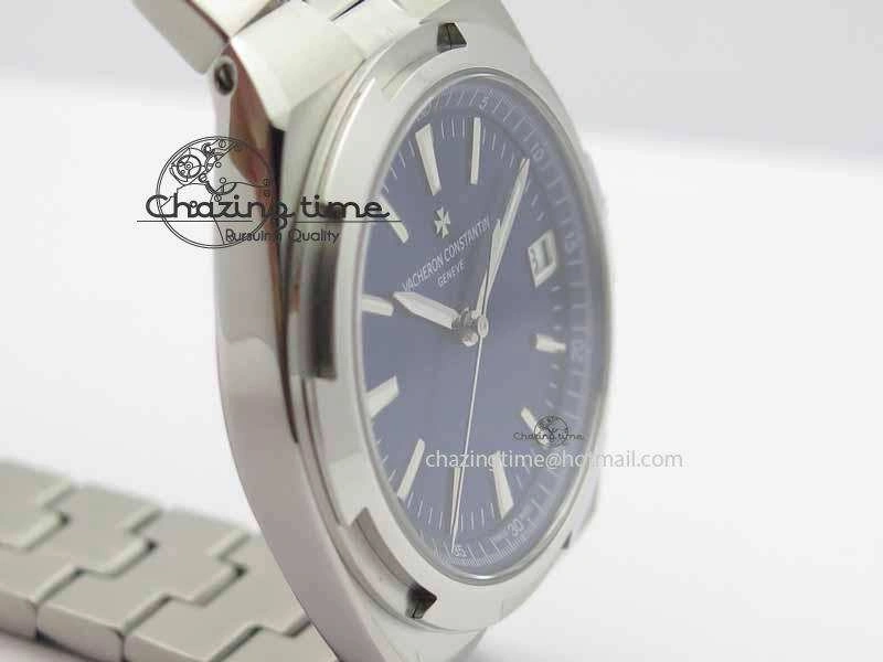 Classic Overseas Automatic SS Blue Dial On SS Bracelet A 9989