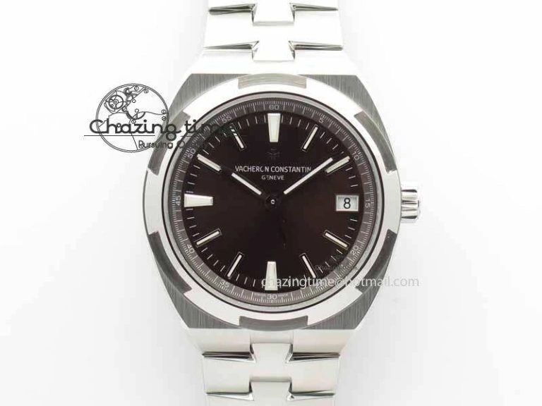 Overseas Automatic SS Brown Dial On SS Bracelet A TimelessDesign 9990