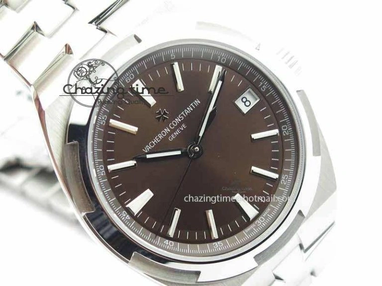 Overseas Automatic SS Brown Dial On SS Bracelet A TimelessDesign 9990