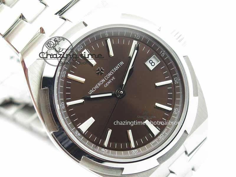 Overseas Automatic SS Brown Dial On SS Bracelet A TimelessDesign 9990
