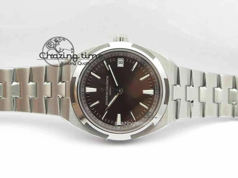 Overseas Automatic SS Brown Dial On SS Bracelet A TimelessDesign 9990