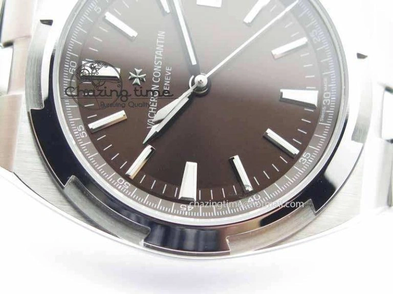 Overseas Automatic SS Brown Dial On SS Bracelet A TimelessDesign 9990