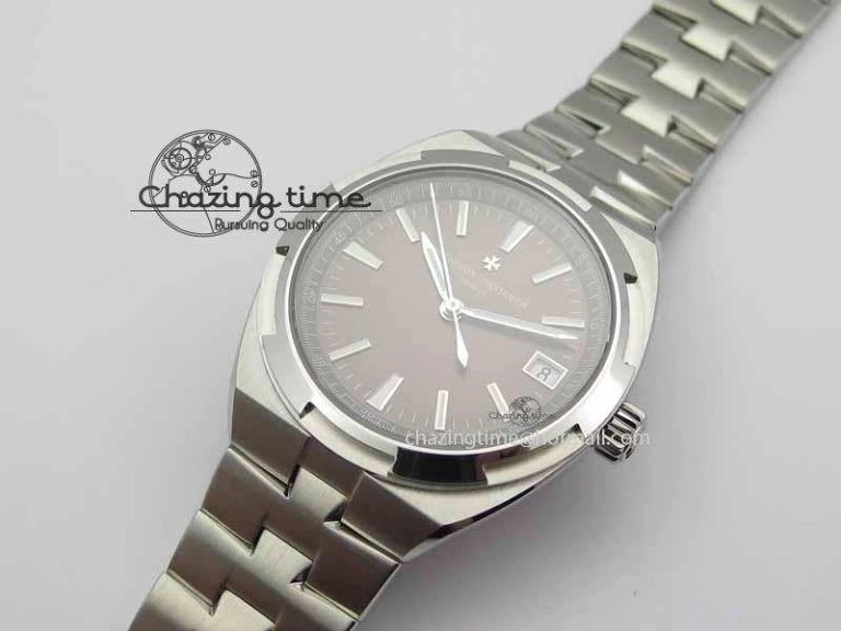 Overseas Automatic SS Brown Dial On SS Bracelet A TimelessDesign 9990