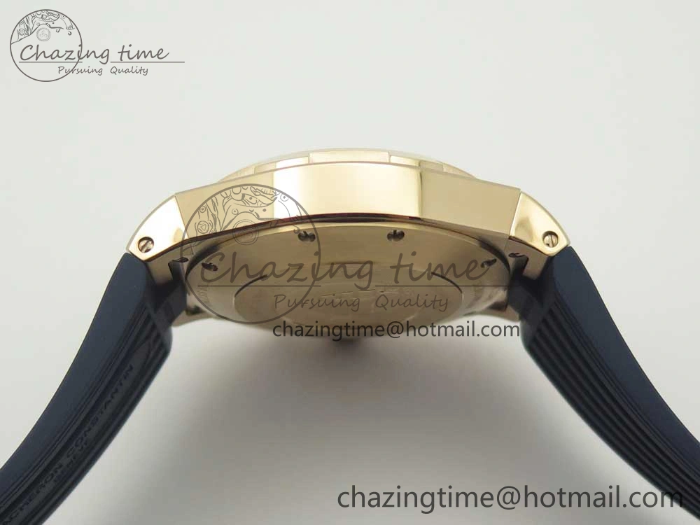 Overseas Dual Time Power Reserve RG TWA Best Edition Blue Dial on Blue Rubber Strap A Supportive 9944