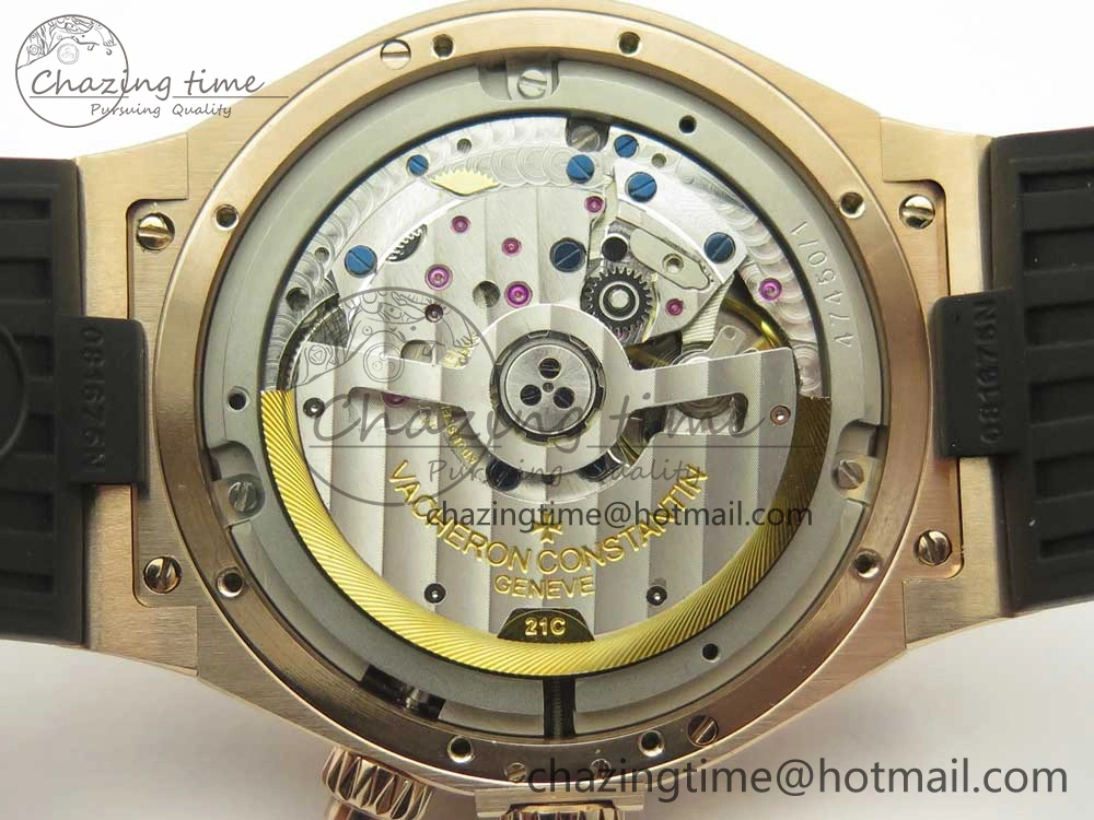 Overseas Dual Time Power Reserve RG TWA Best Edition Silver Dial on Black Rubber Strap A FashionForward 9941