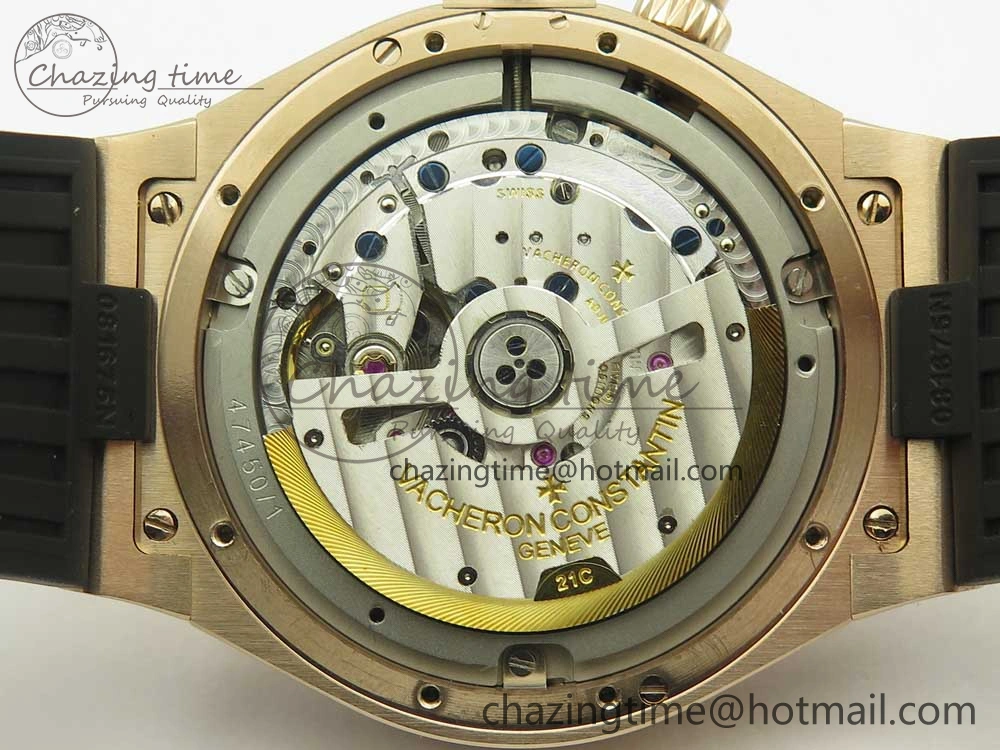 Overseas Dual Time Power Reserve RG TWA Best Edition Silver Dial on Black Rubber Strap A FashionForward 9941