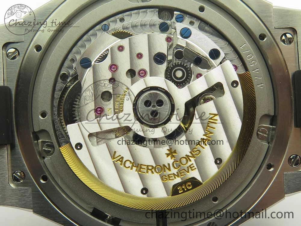 Attractive Overseas Dual Time Power Reserve TWA Best Edition Blue Dial on Blue Rubber Strap A 9947