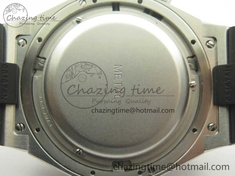 Attractive Overseas Dual Time Power Reserve TWA Best Edition Blue Dial on Blue Rubber Strap A 9947
