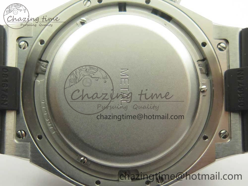 Attractive Overseas Dual Time Power Reserve TWA Best Edition Blue Dial on Blue Rubber Strap A 9947