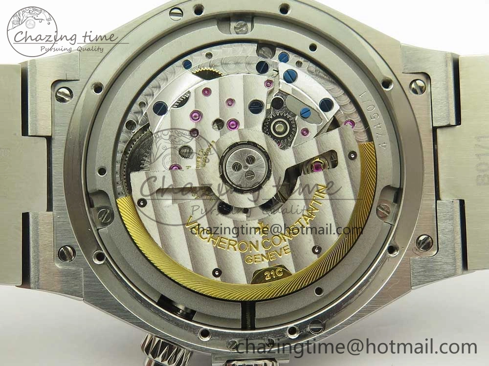 Overseas Dual Time Power Reserve TWA Best Edition Blue Dial on SS Bracelet A Comfortable 9940