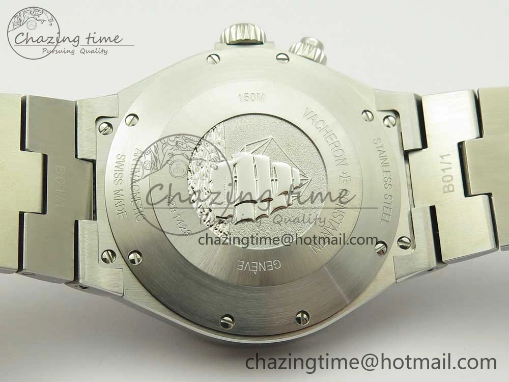 Overseas Dual Time Power Reserve TWA Best Edition Blue Dial on SS Bracelet A Comfortable 9940